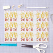 Papier voor vredes- en Joy-weefsel (Craft)