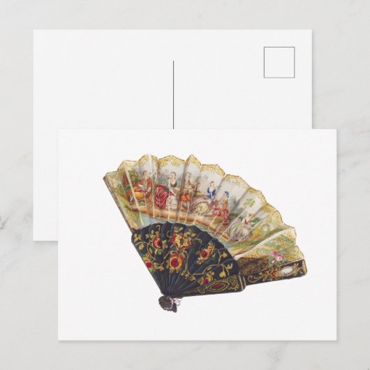 Papier voor Vrouw Floral  Briefkaart (Voorkant / Achterkant)