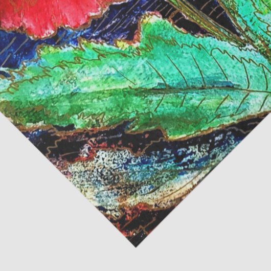 Papier voor Waterverf van papaver (Detail)