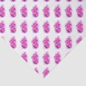 Papier voor waterverf van roze orchidee (Detail)