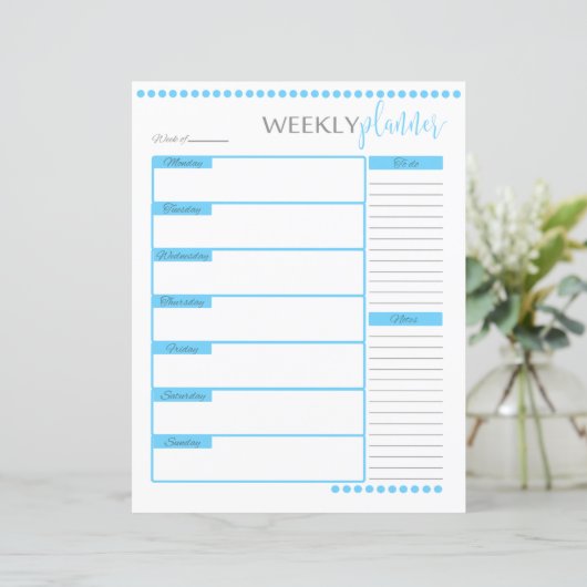 Papier voor weekmakers | Baby Blue (Staand voorkant)
