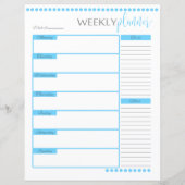 Papier voor weekmakers | Baby Blue (Voorkant)