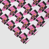 Papier voor weergave van roze plaat (Detail)