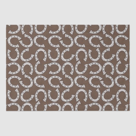 Papier voor Western Hoefijzer van het land (Voorkant)