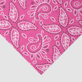 Papier voor Western-roze paisleyroestvrij land (Detail)