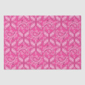 Papier voor Western-roze paisleyroestvrij land (Voorkant)