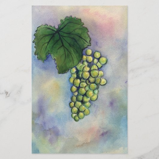 Papier voor wijndruiven van Chardonnay (Voorkant)