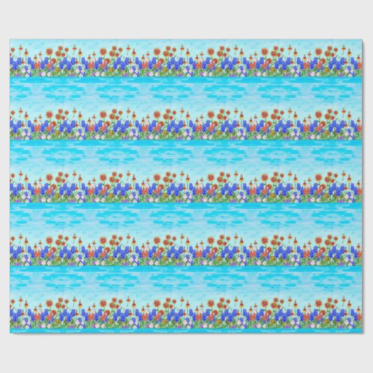 Papier voor wildbloemonmiddellijke verpakking in T (Vlak)