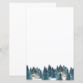 Papier voor winterbosbenodigdheden (Voorkant / Achterkant)