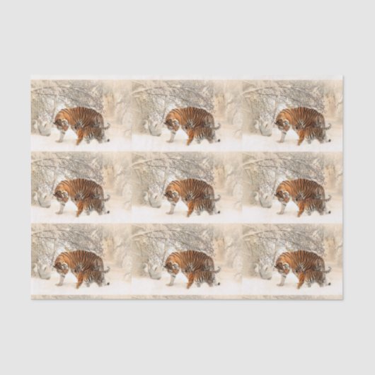 Papier voor wintertigers (Voorkant)