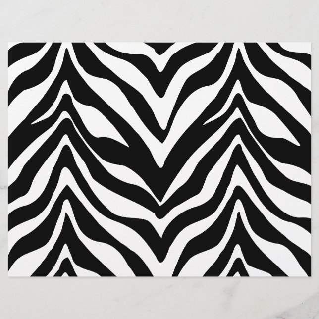 Papier voor Zebra-afdrukken (Voorkant)