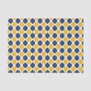 Papier voor zeemacht en geel weefsel