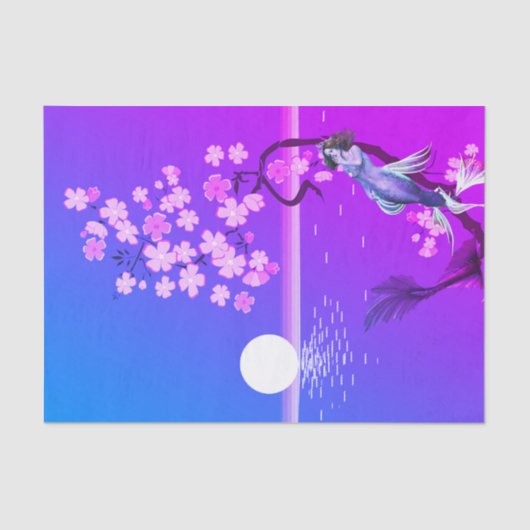 Papier voor Zeemeermin en Moon (Voorkant)