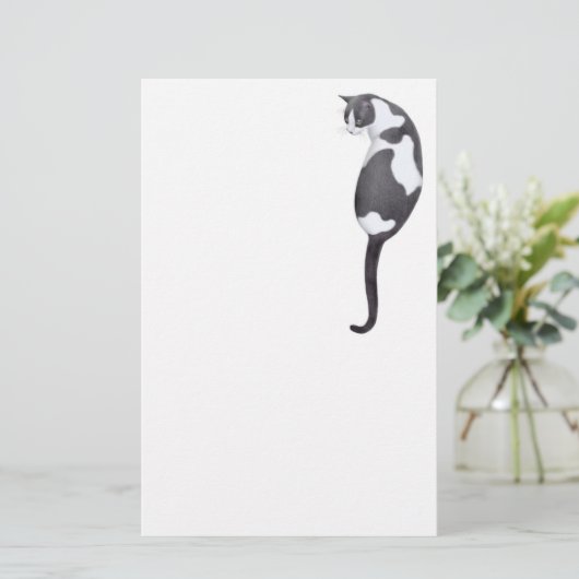 Papier voor zwart-wit Tuxedo (Staand voorkant)