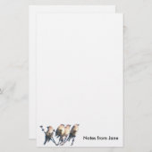 Papier - WaxWing - Noten van ... (Voorkant / Achterkant)