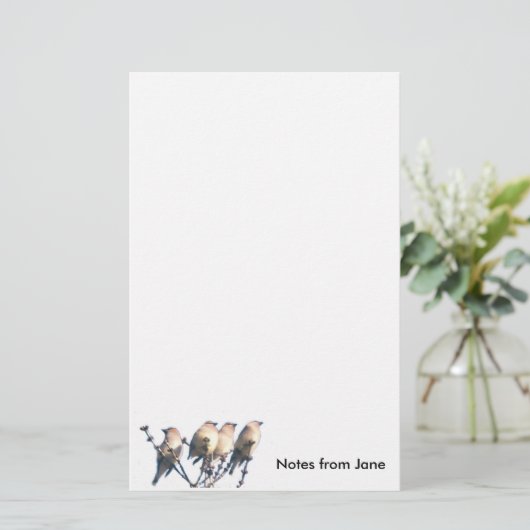 Papier - WaxWing - Noten van ... (Staand voorkant)