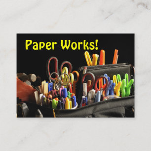 Papier werkt! Craft Visitekaartje