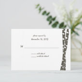 Papier White Birch / Beantwoorden Kaart (Staand voorkant)