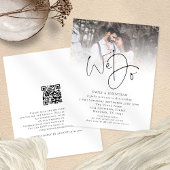 PAPIER Wij doen QR Code Foto Weduwschap Flyer