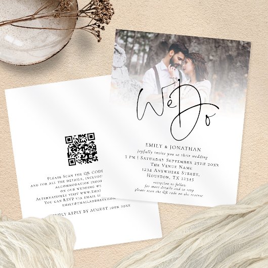 PAPIER Wij doen QR Code Foto Weduwschap Flyer