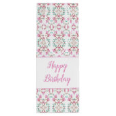 Papier Wijn Sweet Patterned Gift Bag Cadeautas (Achterkant)