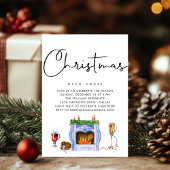 PAPIER | Winter Wonderland Kerstopen haard Kaart