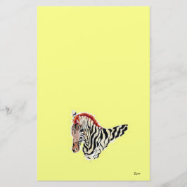 Papier/Zebra Briefpapier