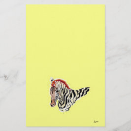 Papier/Zebra Briefpapier