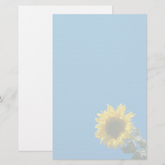 Papier - Zonnebloem (Voorkant / Achterkant)