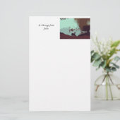 Papier - Zwans en honden (Staand voorkant)