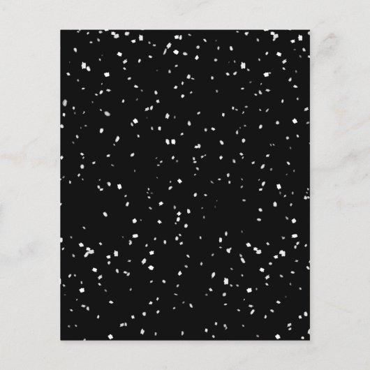 PAPIER | Zwarte brochure voor de Open House Holida (Achterkant)