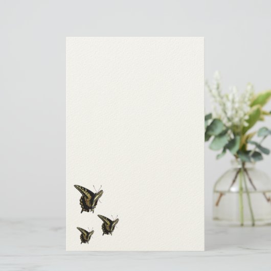 Papier - Zwemstaartvlinders (Staand voorkant)