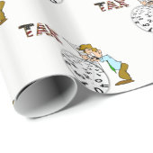 Papieraccountant met onmiddellijke verpakking cadeaupapier (Rol Hoek)