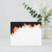 Papierachtergrond Sjabloon gebied verbranden Briefkaart (Staand voorkant)