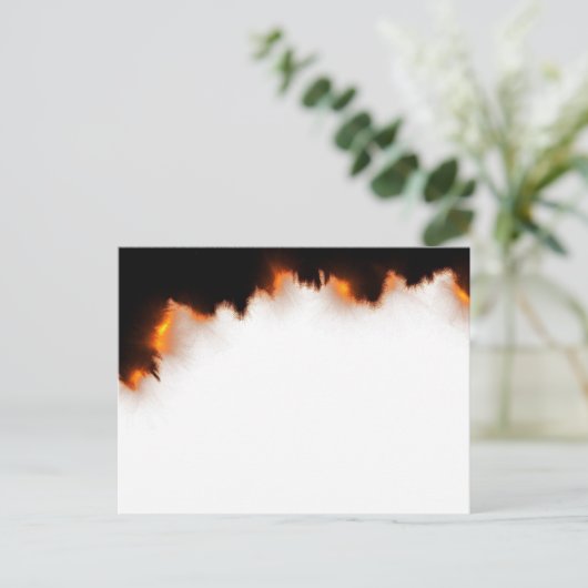 Papierachtergrond Sjabloon gebied verbranden Briefkaart (Staand voorkant)