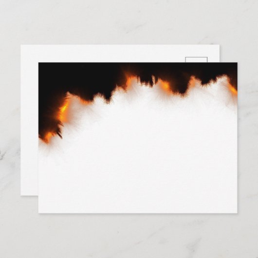 Papierachtergrond Sjabloon gebied verbranden Briefkaart (Voorkant / Achterkant)