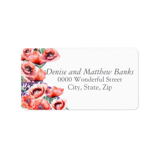 Papieradreslabel Etiket (Voorkant)