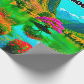 Papierafwerking: mat inpakpapier (Hoek)