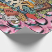Papierafwerking: Mat Wrapping Paper Zorg ervoor da Cadeaupapier (Hoek)