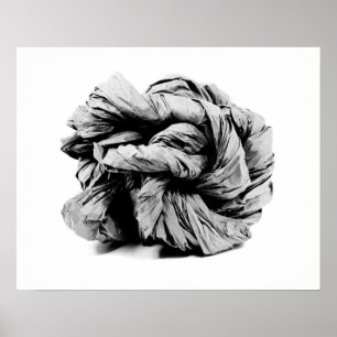 Papierbeeldhouwwerk Poster