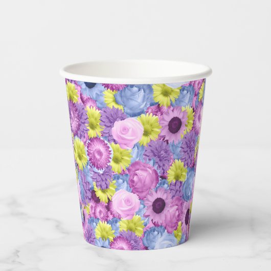 Papierbeker van astel papieren bekers (Achterkant)