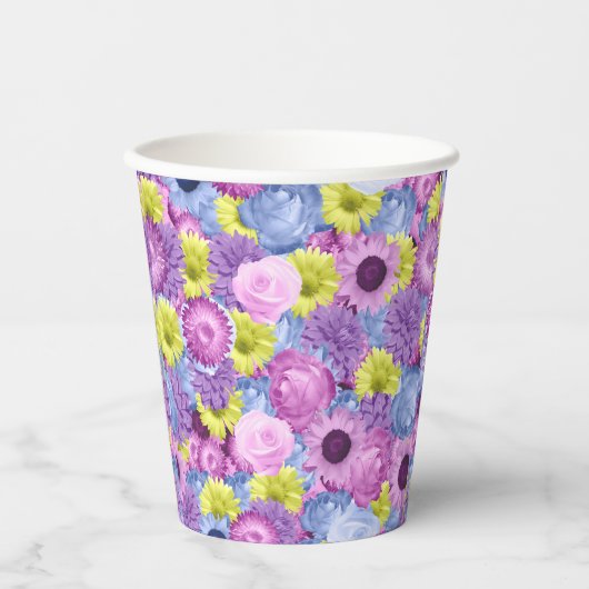 Papierbeker van astel papieren bekers (Voorkant)