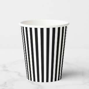 Papierbekertje Minimalistisch Blauwe Stralen Papieren Bekers