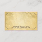 papierbenoemingsherinnering voor vormgeving afsprakenkaartje (Achterkant)