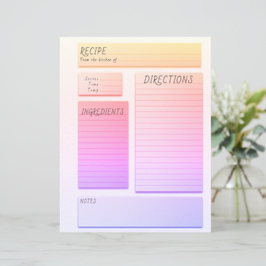 Papierblad (Staand voorkant)