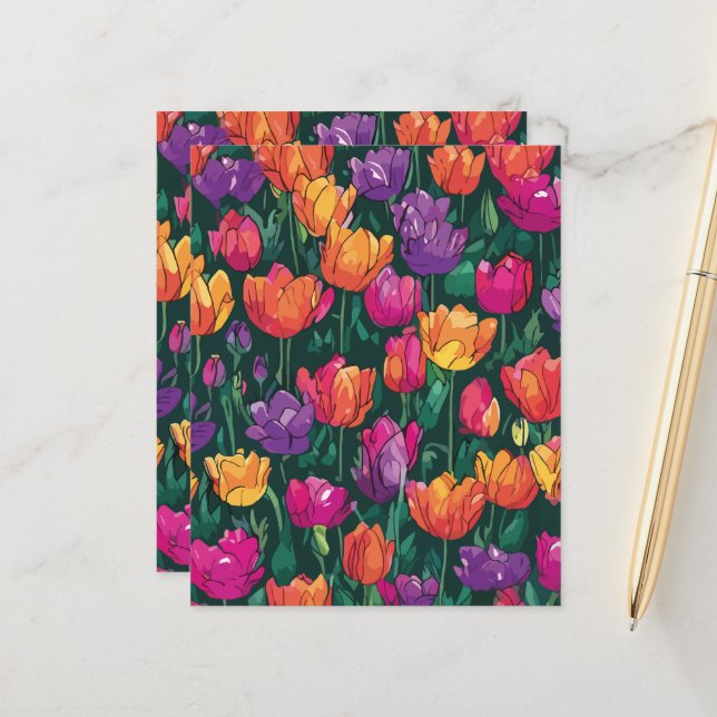 Papierblad (Voorkant / Achterkant in situ)