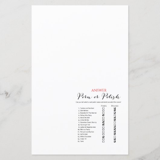 Papierblad (Achterkant)