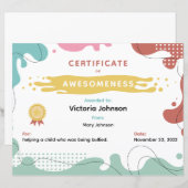 Papierblad (Voorkant / Achterkant)