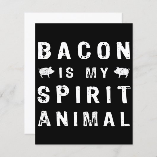 Papierblad | Bacon Eggs Food | Voedingspartij (Voorkant / Achterkant)