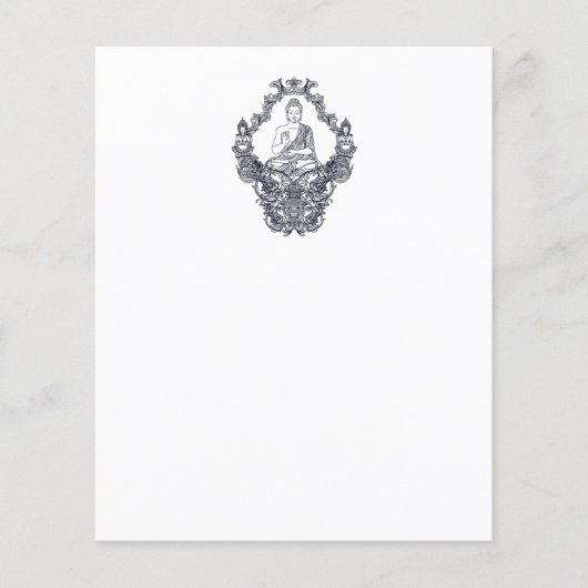 PAPIERBLAD : BUDDHA (Voorkant)